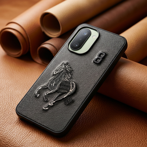 Black Leather Horse No. 3 OC Ornamented for Oneplus 15r