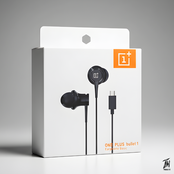Black Wired Earphone TYPE-C with Microphone (Compatible with Only Android)