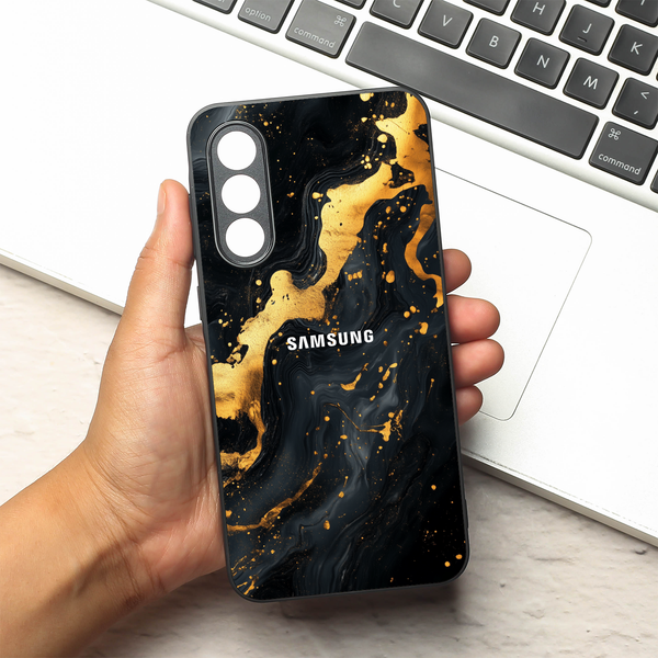 Black Gold Blaze MB Case for Samsung Galaxy A56
