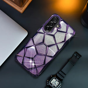 Dazzle Purple Silicone case for Samsung A36