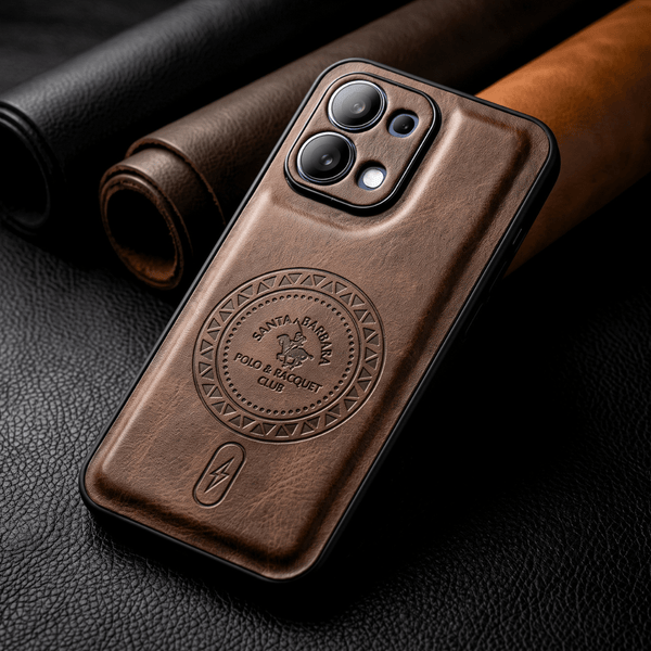 Santa Crest Dark Brown Leather Case for Oppo F31 - The Hatke