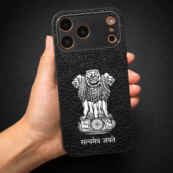 Black Satyamev Jayate MB case for Apple Iphone 17 Pro