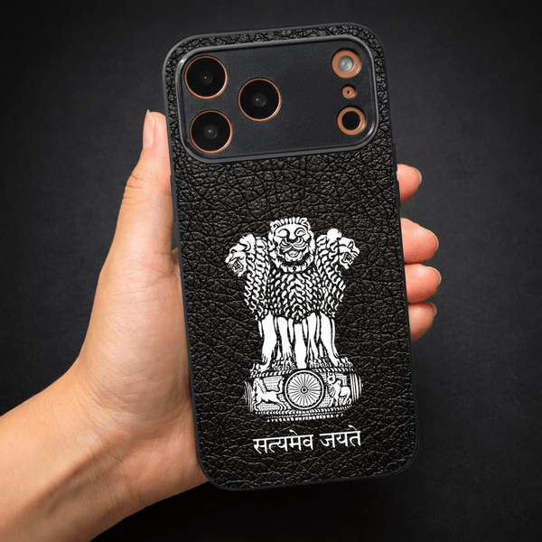 Black Satyamev Jayate MB Case for Apple Iphone 17 Pro Max