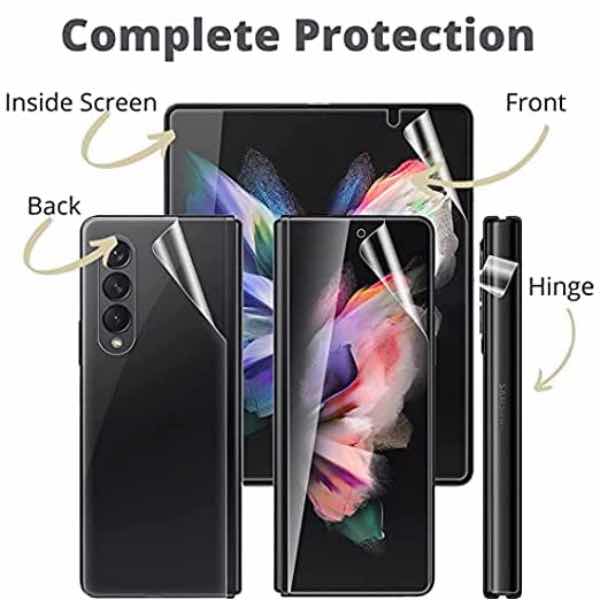 Screen and body Protector for Samsung Galaxy Z Fold 3 - The Hatke