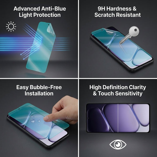 Screen Protector for Oneplus N6X 5g - The Hatke