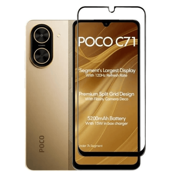 Screen Protector for Poco C71 - The Hatke