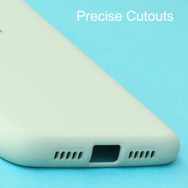 Sea Green Camera Original Silicone case for Oneplus 6T - The Hatke