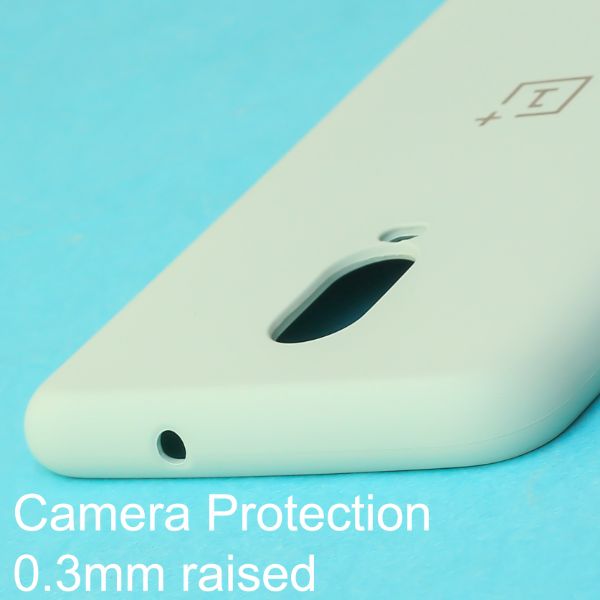 Sea Green Camera Original Silicone case for Oneplus 6T - The Hatke