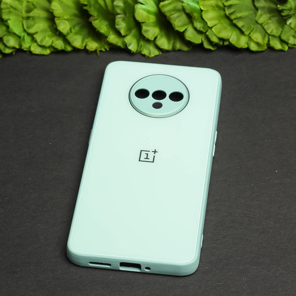 Sea Green Camera Original Silicone case for Oneplus 7T - The Hatke