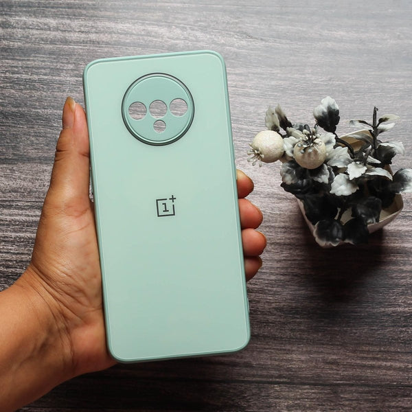 Sea Green Camera Original Silicone case for Oneplus 7T - The Hatke