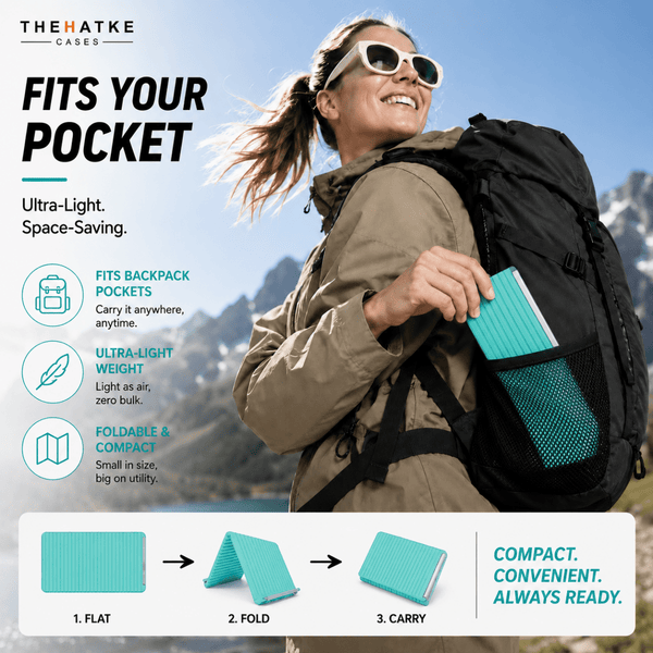 Sea Green Magic foldable flexible silicone stand - The Hatke