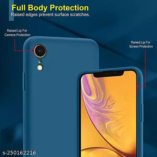 Cosmic Blue Original Camera Silicone case for Apple iphone XR