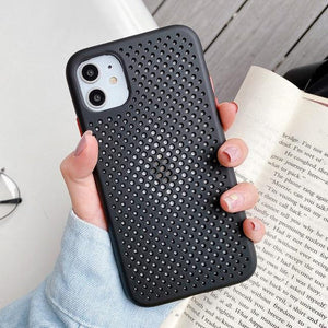 BREATHING BLACK Silicone Case for Apple Iphone 12 Mini