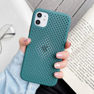 BREATHING DARK GREEN Silicone Case for Apple Iphone 12 Mini
