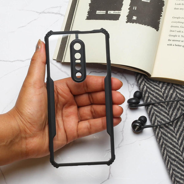 Shockproof protective transparent Silicone Case for Oneplus 7 pro - The Hatke