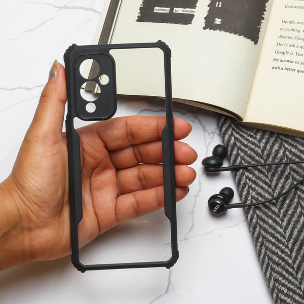 Shockproof protective transparent Silicone Case for Oneplus 9 - The Hatke