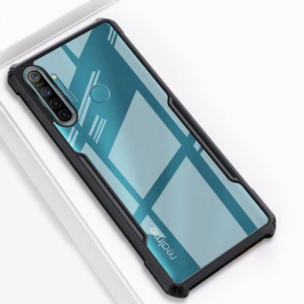 Shockproof silicone protective transparent Case for Realme 5 - The Hatke