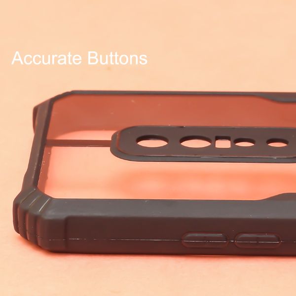 Shockproof silicone protective transparent Case for Vivo V17 pro - The Hatke
