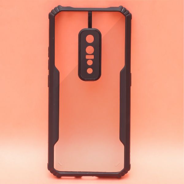 Shockproof silicone protective transparent Case for Vivo V17 pro - The Hatke