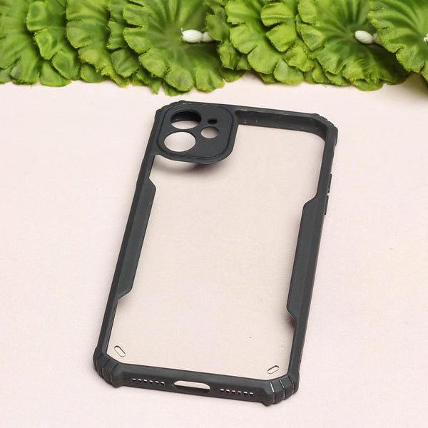 Shockproof Transparent Silicone Safe Case for Apple iphone 12 - The Hatke