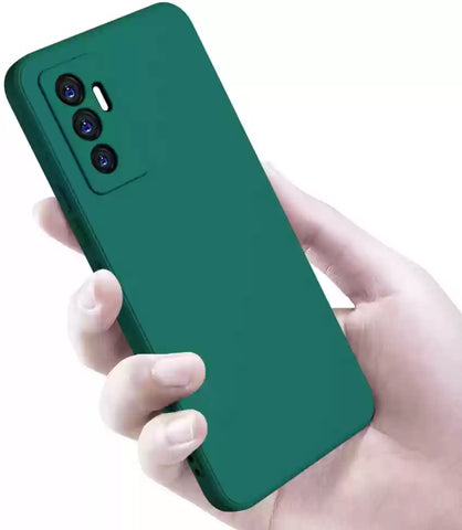 Dark Green Camera Original Silicone case for Vivo V23e