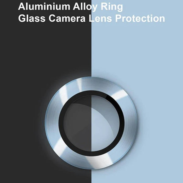 Sierra Blue Metallic camera ring lens guard for Apple iphone 11 - The Hatke