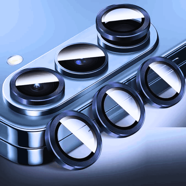 Sierra Blue Metallic camera ring lens guard for Samsung Galaxy Z Fold 7 - The Hatke