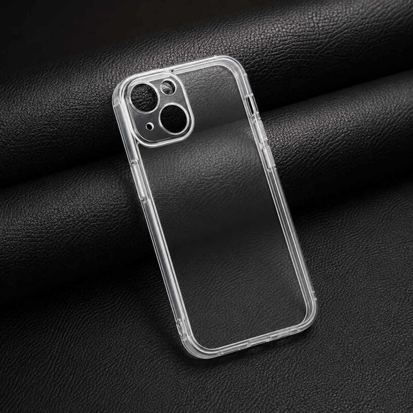 SilicaClear Transparent Silicone Case for Apple Iphone 15 - The Hatke