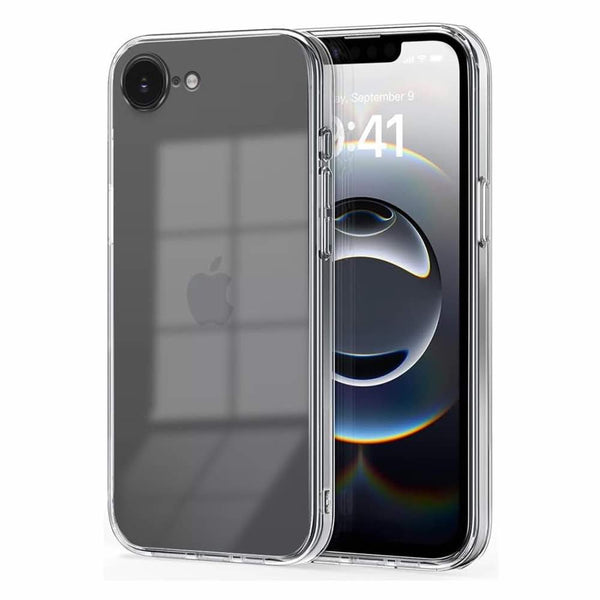 SilicaClear Transparent Silicone Case for Apple Iphone 16E - The Hatke