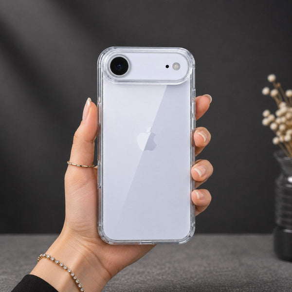 SilicaClear Transparent Silicone Case for Apple Iphone Air - The Hatke