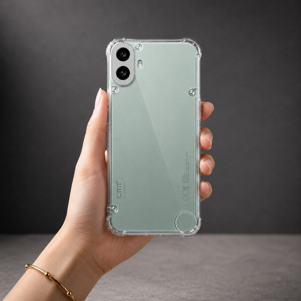 SilicaClear Transparent Silicone Case for CMF PHONE 1 - The Hatke