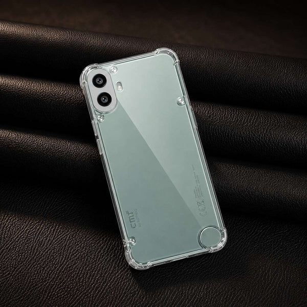 SilicaClear Transparent Silicone Case for CMF PHONE 1 - The Hatke