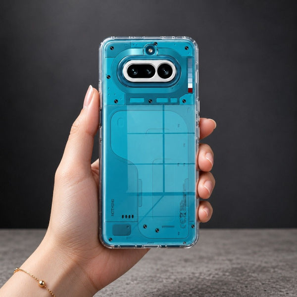SilicaClear Transparent Silicone Case for nothing Phone 4a - The Hatke
