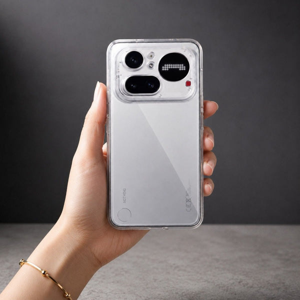 SilicaClear Transparent Silicone Case for nothing Phone 4a Pro - The Hatke