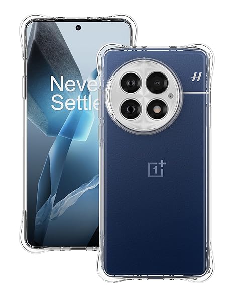 SilicaClear Transparent Silicone Case for Oneplus 13 - The Hatke