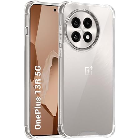 SilicaClear Transparent Silicone Case for Oneplus 13R - The Hatke