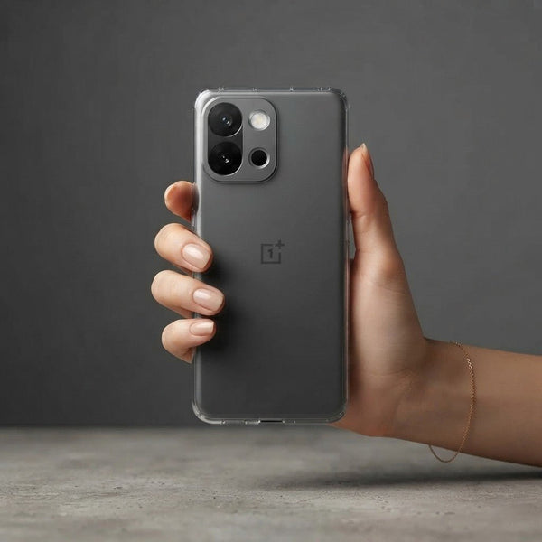 SilicaClear Transparent Silicone Case for Oneplus 13t - The Hatke