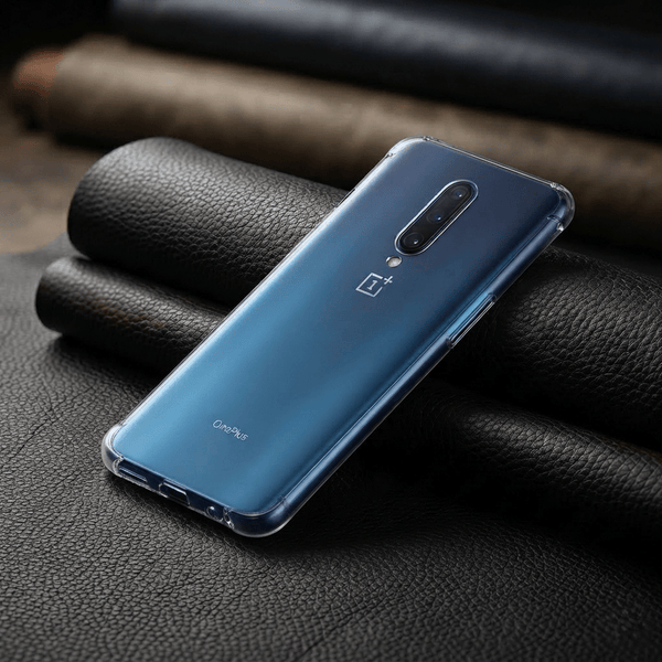 SilicaClear Transparent Silicone Case for Oneplus 7 Pro - The Hatke