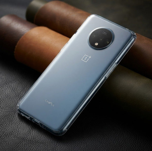 SilicaClear Transparent Silicone Case for Oneplus 7t - The Hatke