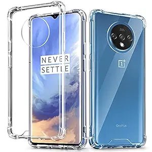 SilicaClear Transparent Silicone Case for Oneplus 7t - The Hatke