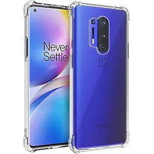SilicaClear Transparent Silicone Case for Oneplus 8 Pro - The Hatke
