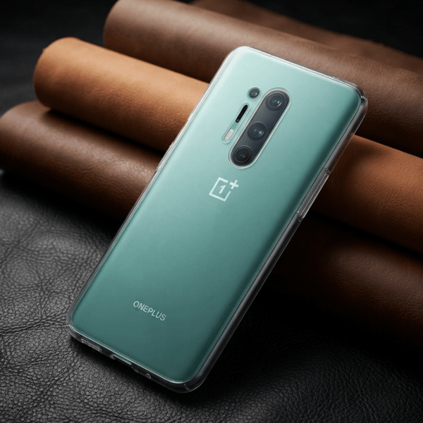 SilicaClear Transparent Silicone Case for Oneplus 8 Pro - The Hatke