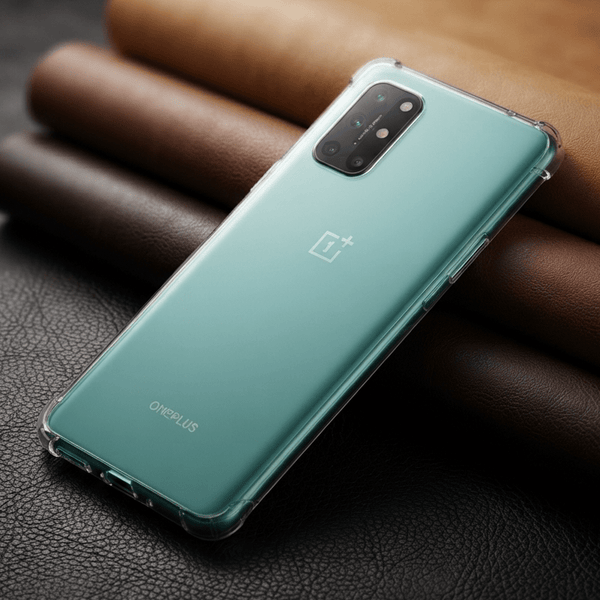 SilicaClear Transparent Silicone Case for Oneplus 8t - The Hatke
