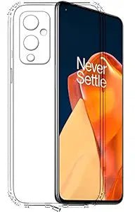 SilicaClear Transparent Silicone Case for Oneplus 9 - The Hatke