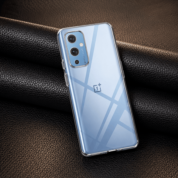 SilicaClear Transparent Silicone Case for Oneplus 9 - The Hatke