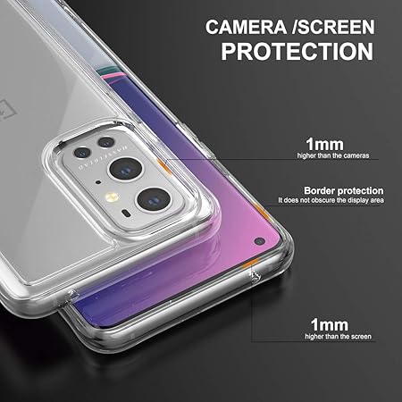 SilicaClear Transparent Silicone Case for Oneplus 9 Pro - The Hatke