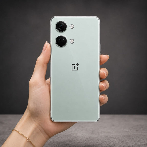 SilicaClear Transparent Silicone Case for Oneplus Nord 3 - The Hatke
