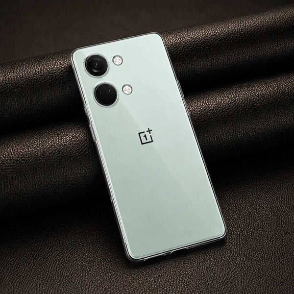SilicaClear Transparent Silicone Case for Oneplus Nord 3 - The Hatke