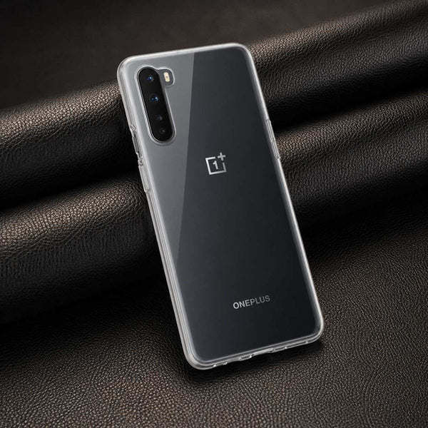 SilicaClear Transparent Silicone Case for Oneplus Nord - The Hatke