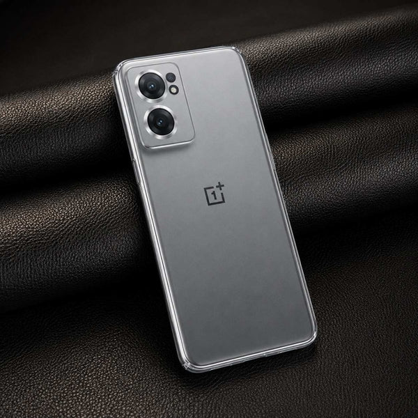 SilicaClear Transparent Silicone Case for Oneplus Nord Ce 2 - The Hatke